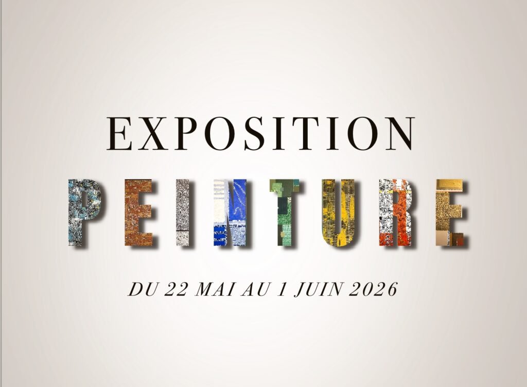 Affiche exposition Karim Chatti peintre contemporain — Prieuré de Montverdun — Vernissage vendredi 22 mai 18h30 — Du 22 mai au 1er juin 2026